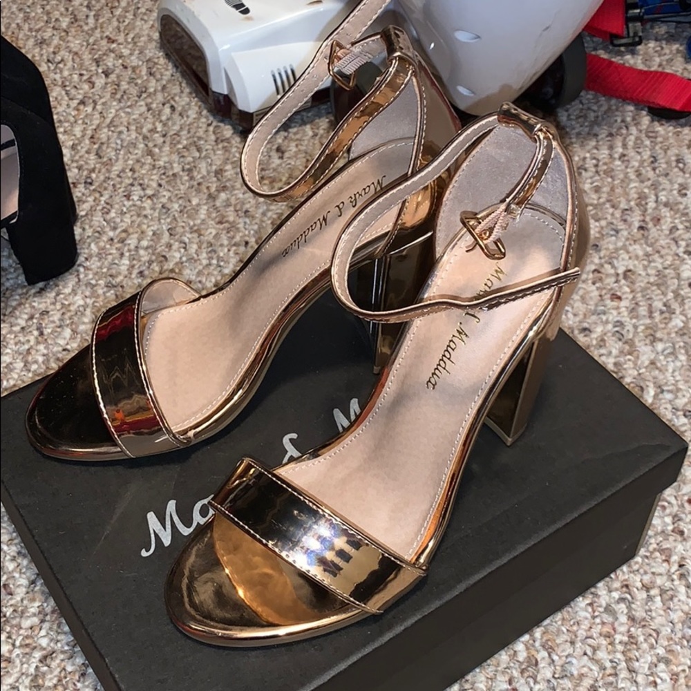 rose gold heels